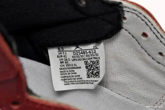 MaikeSneakers DZ5485-612 OG Jordan Lost Chicago Retro Found and 1 High 0330